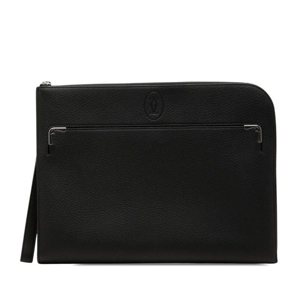 Cartier Must de Cartier Leather Clutch Bag